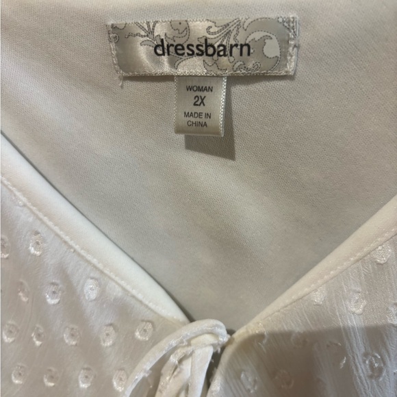 White Ruffled Top - Picture 2 of 2